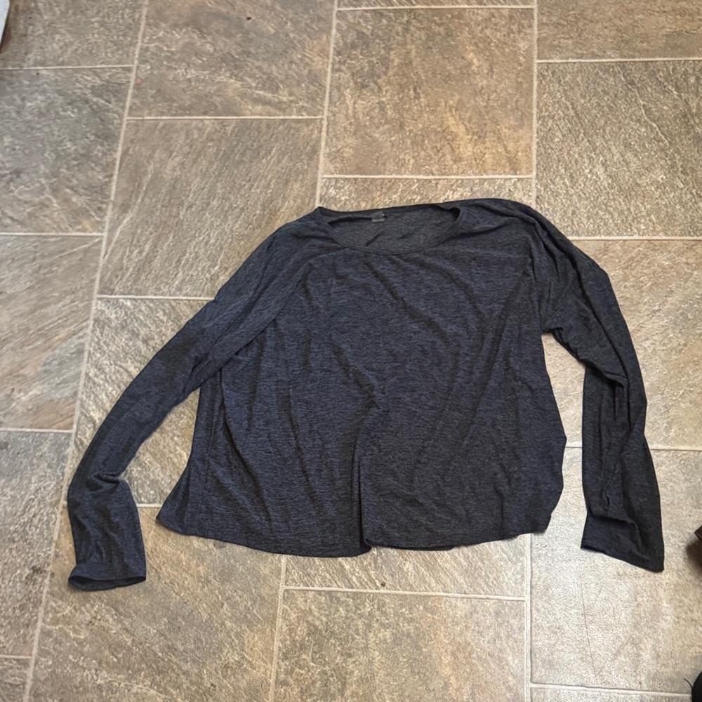 Beyond Yoga Long Sleeve Tee - Dark Gray